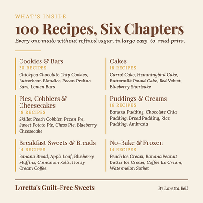 Loretta's Guilt Free Sweets - 100 Sweet and Simple Recipes with No Refined Sugar